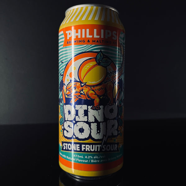 Phillips Brewing & Malting Co., Dinosour Stone Fruit: Fruited Sour, 473ml