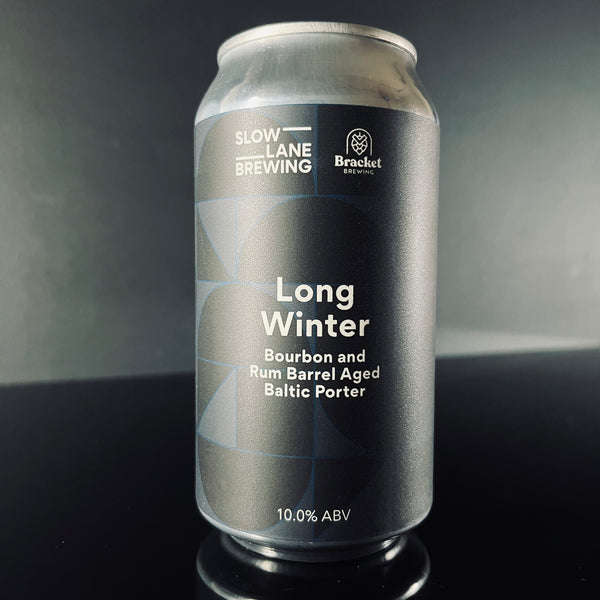 Slow Lane Brewing, Long Winter: Bourbon & Rum Barrel Aged Baltic Porter, 375ml