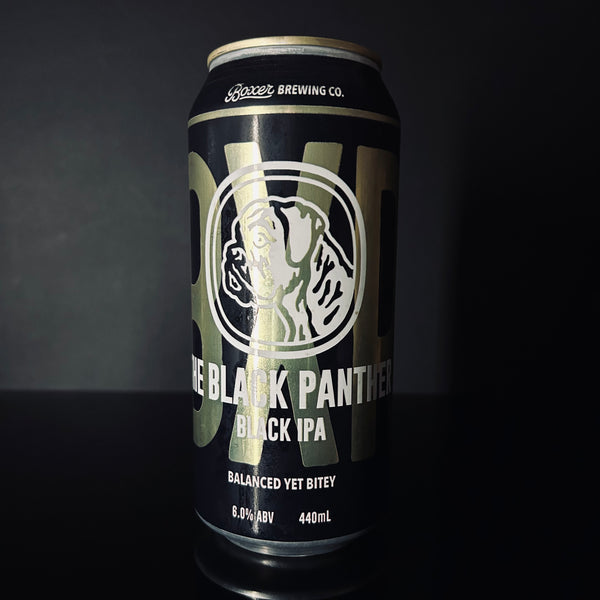 Boxer Brewing Co. Black Panther: Black IPA, 440ml