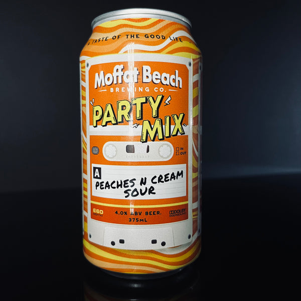 Moffat Beach Brewing Co. Party Mix: Peaches n Cream Sour, 375ml