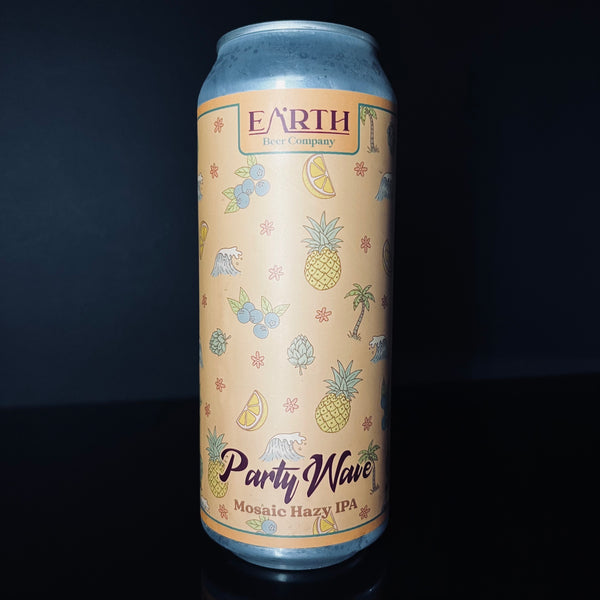 Earth Beer Company, Party Wave: Mosaic Hazy IPA, 500ml