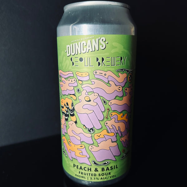 Duncan's X Seoul Brewing, Peach & Basil Sour, 440ml
