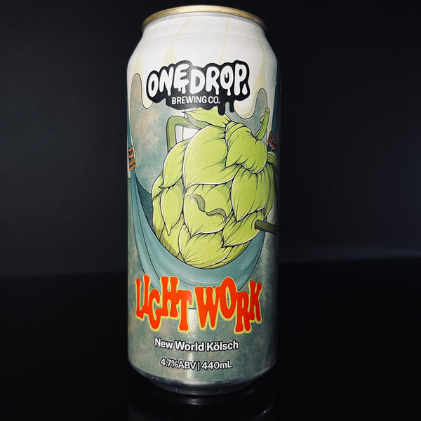 One Drop, Light Work: New World Kolsch: 440ml