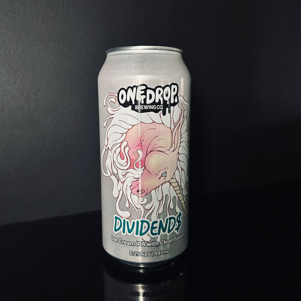One Drop Brewing Co. Dividends: Oat Cream IPA, 440ml