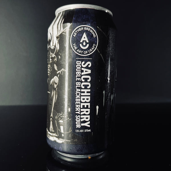 Aether Brewing, Sacchberry Double Blackberry Sour, 375ml