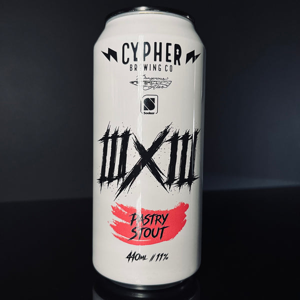 Cypher x Dangerous Ales x Seeker, IIIXIII: Pastry Stout, 440ml