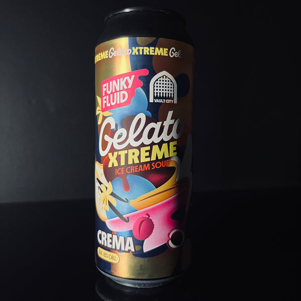 Funky Fluid x Vault City, Gelato XTREME: Crema, Smoothie Sour, 500ml