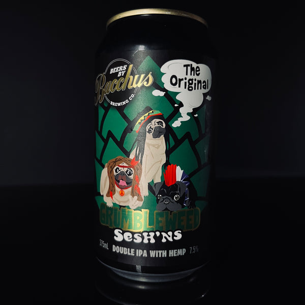 Bacchus, Grumbleweed Sesh'ns, The Original: Hemp IPA, 375ml