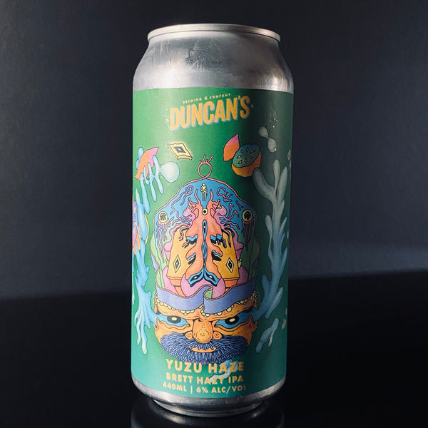Duncan's Brewing, Yuzu Haze, Brett Hazy IPA, 440ml