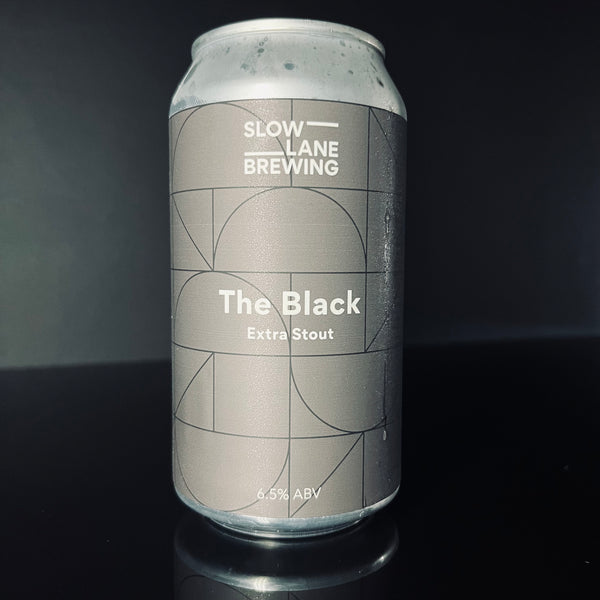 Slow Lane Brewing, The Black Extra Stout, 375ml