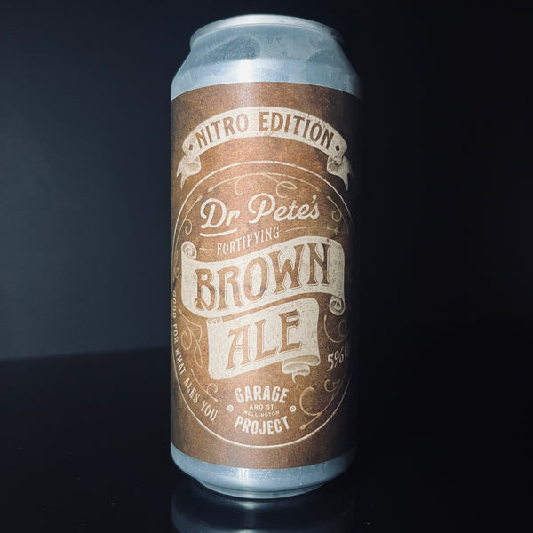 Garage Project, Dr Pete's Fortifying Brown Ale Nitro Edition, 440ml