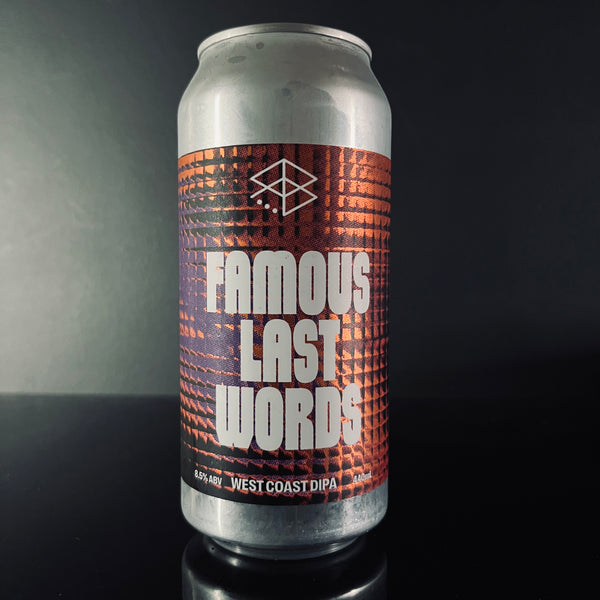 Range Brewing, Famous Last Words: West Coast DIPA, 440ml
