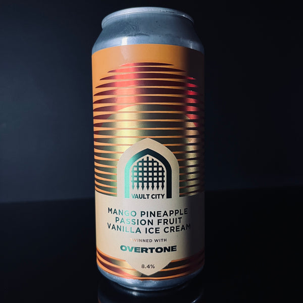 Vault City x Overtone, Mango Pineapple Passionfruit Vanilla Ice Cream, 440ml