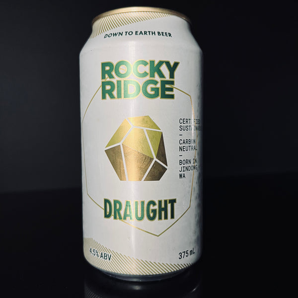 Rocky Ridge Brewing Co. Draught: Lager, 375ml