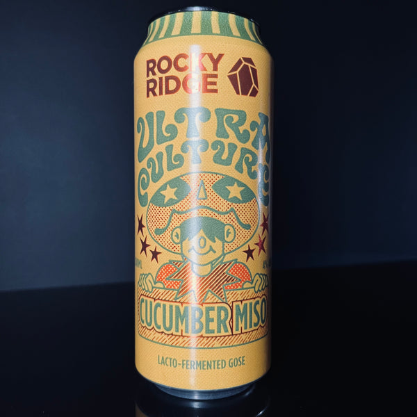Rocky Ridge Brewing Co. Ultra Culture Cucumber Miso Gose, 500ml