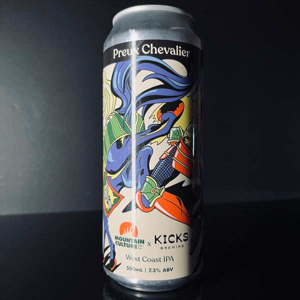Mountain Culture Beer Co. x Kicks Brewing, Preux Chevalier: West Coast IPA, 500ml