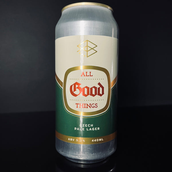 Range Brewing, All Good Things: Czech Pale Lager, 440ml