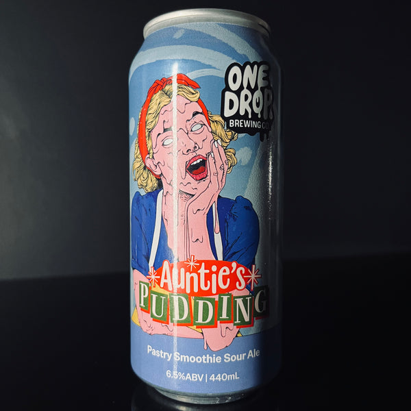 One Drop Brewing Co. Auntie's Pudding: Pastry Smoothie Sour, 440ml