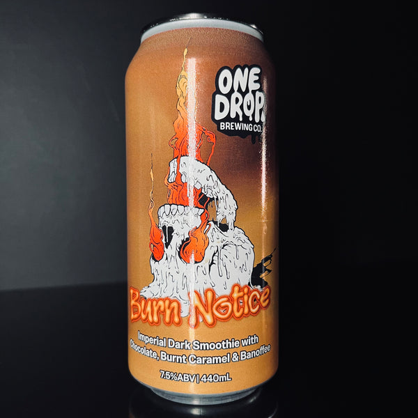 One Drop Brewing Co., Burn Notice: Imperial Dark Smoothie: 440ml