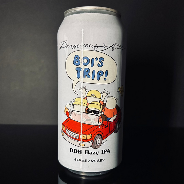 Dangerous Ales, Boi's Trip! - DDH Hazy IPA, 440ml