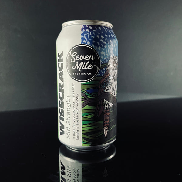 Seven Mile Brewing Co. Wisecrack: Mid Ale, 375ml
