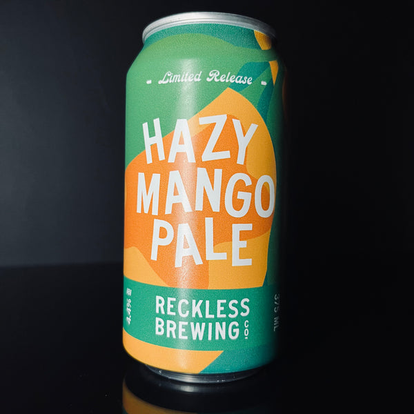 Reckless Brewing Co., Hazy Mango Pale Ale, 375ml