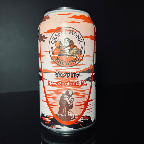 Crafty Monk Brewing, Vespers: NZ IPA, 375ml