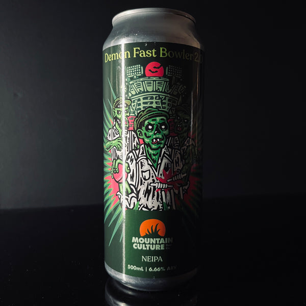 Mountain Culture Beer Co. Demon Fast Bowler 2.0: NEIPA, 500ml