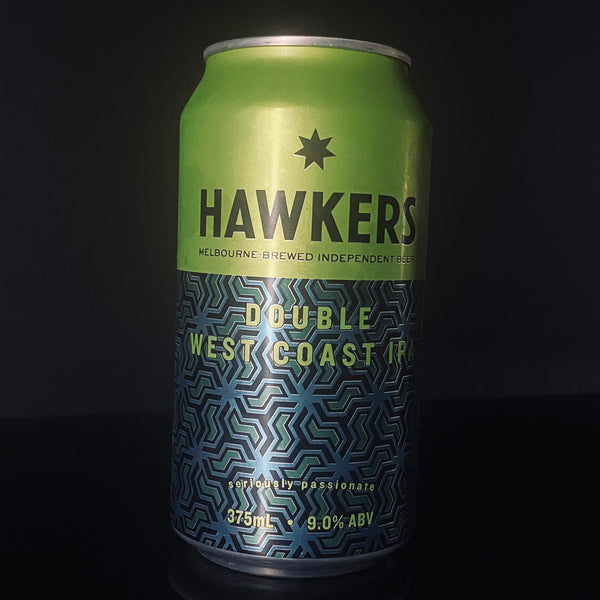 Hawkers Beer, Double West Coast IPA, 375ml