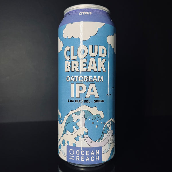 Ocean Reach Brewing, Cloud Break: Oat Cream IPA, 500ml