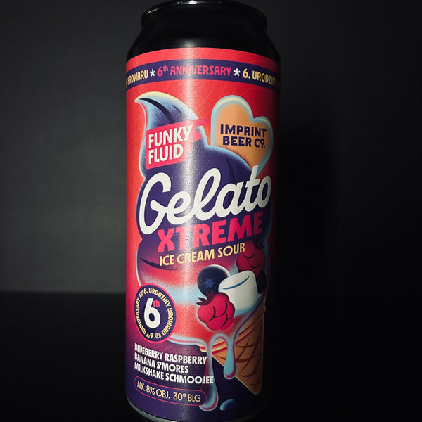 Funky Fluid x Imprint, Gelato XTREME: Fruited S'mores Schmoojee, 500ml