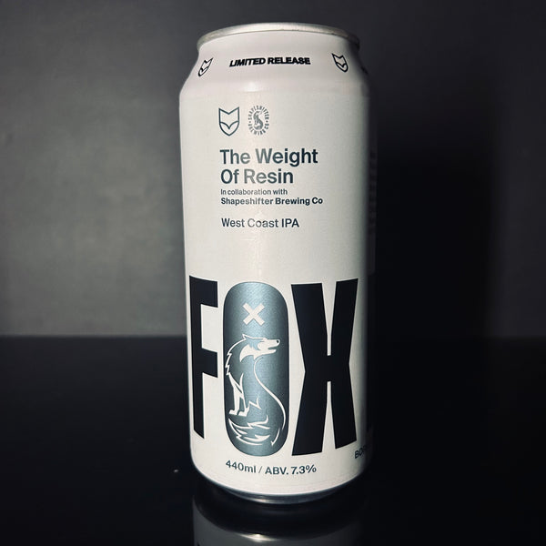 Fox Friday Craft Brewery, The Weight of Resin: West Coast IPA, 440ml