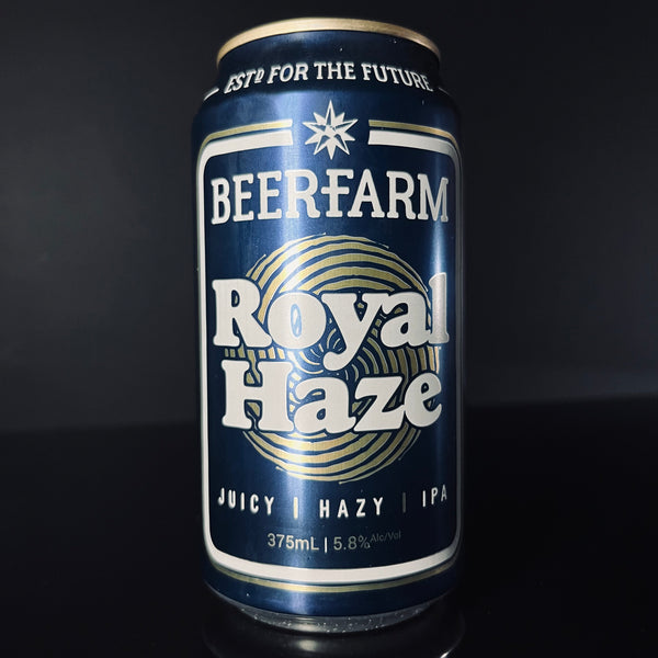 Beerfarm, Royal Haze: Hazy IPA, 375ml
