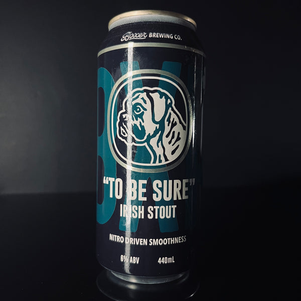 Boxer Brewing Co. To Be Sure: Nitro Irish Stout, 440ml