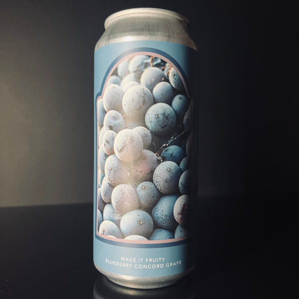 Evil Twin NYC, Make It Fruity Blueberry, Concord Grapes: Sour, 473ml