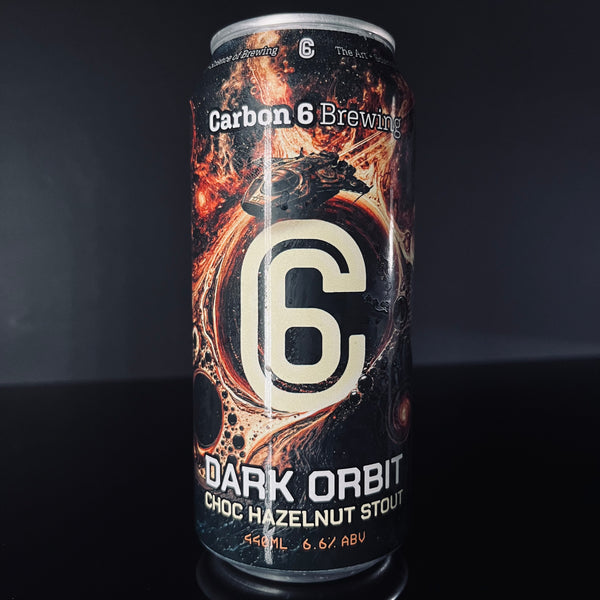 Carbon 6 Brewing, Dark Orbit: Choc Hazelnut Stout, 440ml
