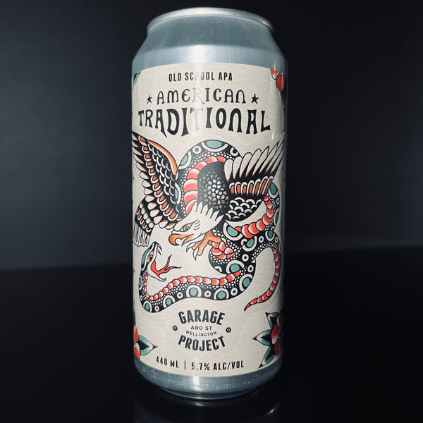 Garage Project, Toughie Sticker #1: American Traditional APA, 440ml