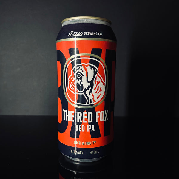 Boxer Brewing Co. Red Fox: Red IPA, 440ml