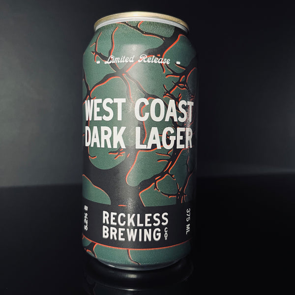 Reckless Brewing Co: West Coast Black Lager, 375ml