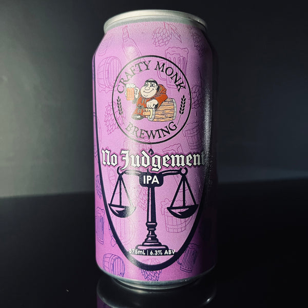 Crafty Monk Brewing, No Judgement: IPA, 375ml