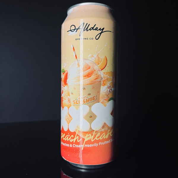 Allday x 450 North, Peach Please: Smoothie Sour, 500ml