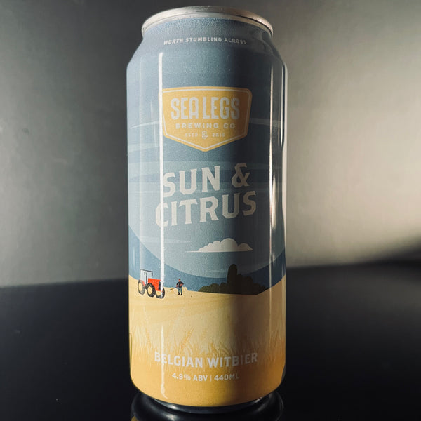 Sea Legs Brewing Co. Sun & Citrus: Belgian Witbier, 440ml