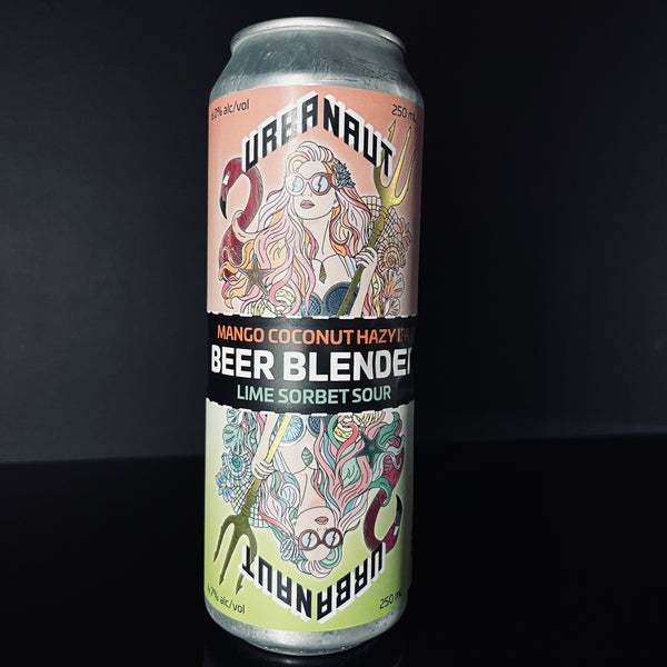 Urbanaut Brewing, Beer Blender: Mango Coconut Hazy IPA x Lime Sorbet Sour, 2x250ml