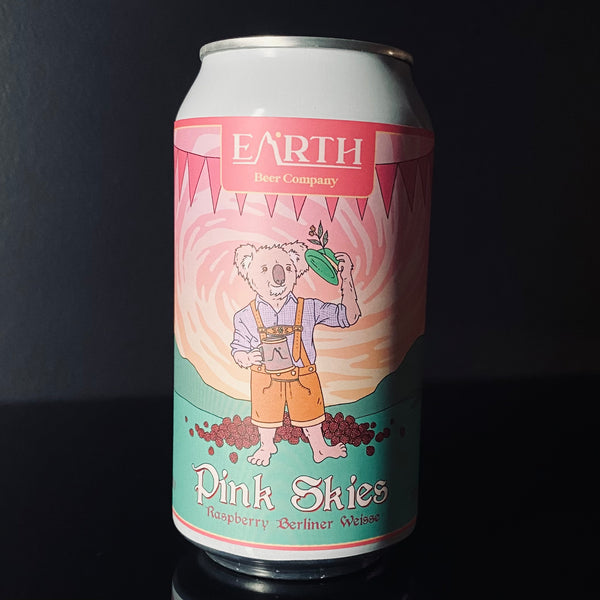 Earth Beer Company, Pink Skies Raspberry Berliner Weisse, 375ml