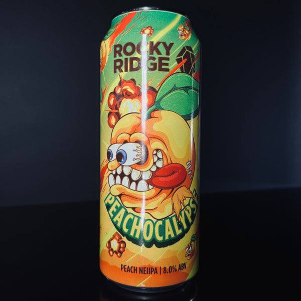 Rocky Ridge Brewing Co. Peachocalypse: Hazy DIPA, 500ml