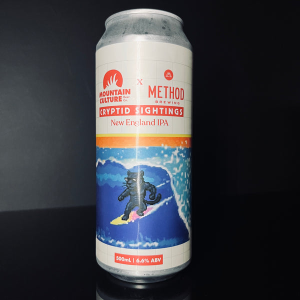 Mountain Culture x Method Brewing, Cryptid Sightings: New England IPA, 500ml