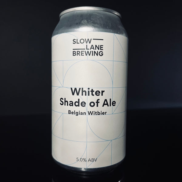 Slow Lane Brewing, Whiter Shade of Ale: Belgian Witbier, 375ml