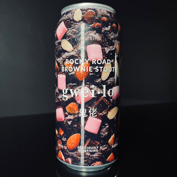 Gweilo Beer, Rocky Road Brownie: Stout, 440ml
