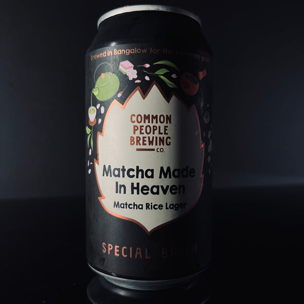 Common People Brewing Co. Matcha Made in Heaven: Matcha Rice Lager, 375ml