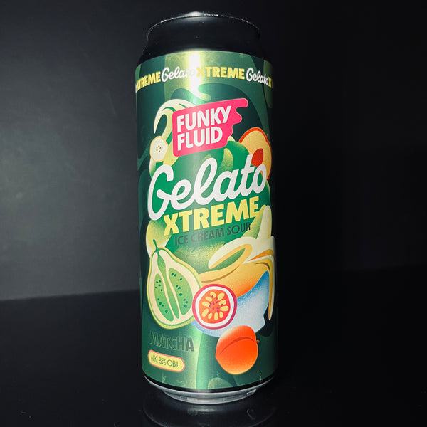 Funky Fluid, Gelato XTREME: Matcha Smoothie Pastry Sour, 500ml